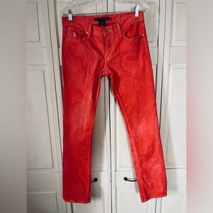 Ralph Lauren Sport hand dyed straight legged denim pants